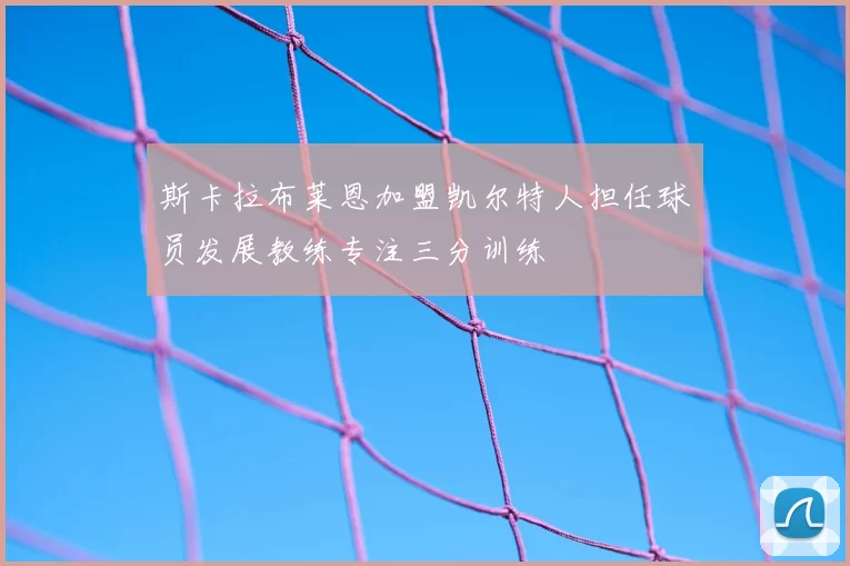 斯卡拉布莱恩加盟凯尔特人担任球员发展教练专注三分训练