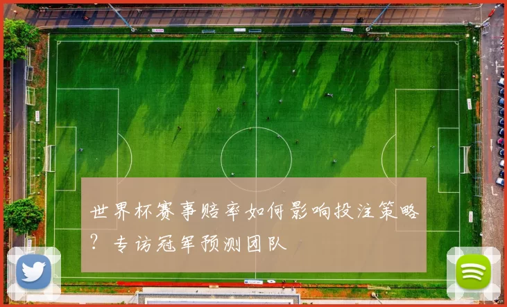 世界杯赛事赔率如何影响投注策略?专访冠军预测团队