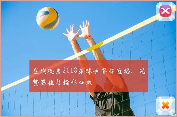 在线观看2018排球世界杯直播:完整赛程与精彩回放